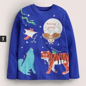 HTF NWT Mini Boden Glow-in-the-Dark T-shirt